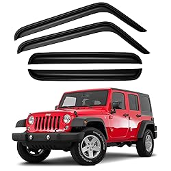 Window Rain Guards Shield for 2007-2018 Jeep
