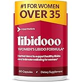VoomVaya Libidooo - Libido Booster for Women Over 35 | Female Libido Booster to Support Mood, Energy & Confidence – 3rd Party Tested - 60 Capsules