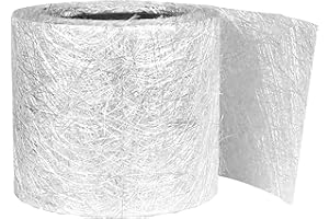 mychoiii 1.5oz Fiberglass Chopped Strand Mat – 4" x 360" Strong, Easy to Use & Lightweight Fiberglass Cloth for Structural Reinforcement & Repair Kits for Decks, Auto Repairs