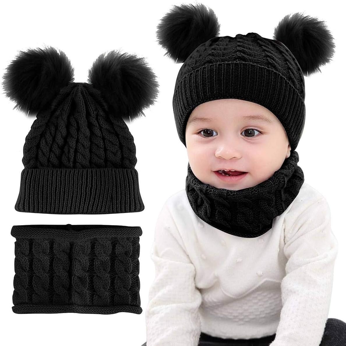 Bebe Accessoires Sofenny Bonnet Bebe Fille Hiver Pompom 0 24 Mois Tricotes Bonnet Bebe Garcon Naissance Chaud Echarpe Bebe Fille Automne Ensemble Bebe Garcon Bonnet Tnremodelinginc Com