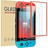 Jngnpn 3-Pack Matte Tempered Glass Screen Protector for Switch Model 2017 [6.2 Inch],with Alignment Frame Transparent,Anti Glare, Anti Scratch, Bubble Free, Easy Installation, 9H Hardness, Ultra Thin