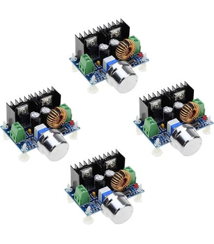 400W DC-DC Step-Down Wandler 10-60V Auf 0-45V – Einstellbarer Abwärtsregler Mit 15A Sicherung, Für LED & Mehr