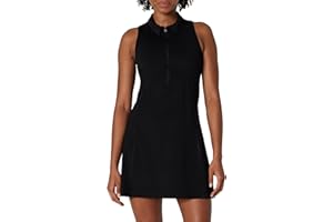 Amazon Essentials Women's Active Formflex Buttery Soft Polo Tennis Dress with Built-in Bra & Shorts