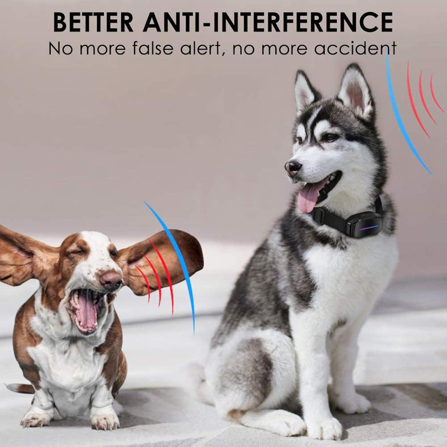 Dog Bark Collar - Battery Bark Collar with Intelligent Bark Control, Effective Sound, Vibration & Automatic 7 Levels Shock Modes Training Collar w/LED Indicator, Easy to Use No Barking Collar : Pet Supplies