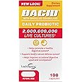 Bacid Daily Probiotic with Bacillus Coagulans, Dietary Supplement for Digestive Health, 100 Capsules