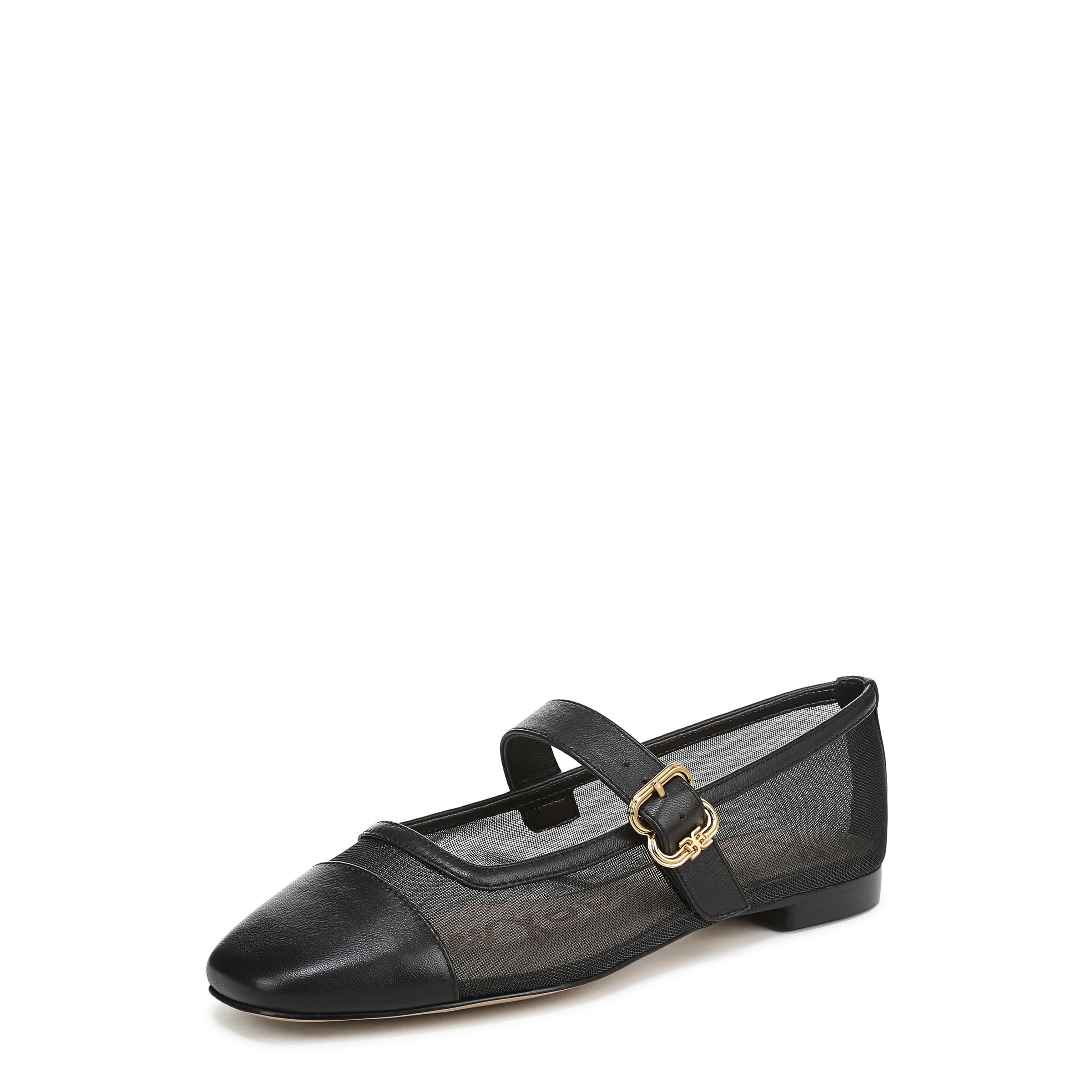 Sam Edelman Women’s Miranda Mary Jane Flat Black 7.5 Medium