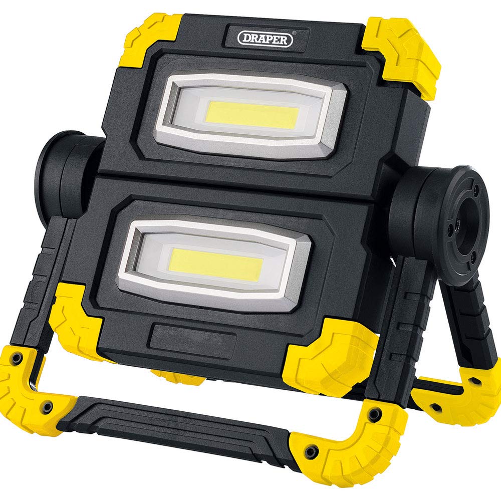 Draper 10W COB Rechargeable Twin Worklight