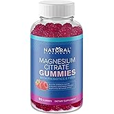 Magnesium Gummies for Adults - 500mg Magnesium Supplement, Sugar-Free High Absorption Magnesium Citrate Gummies, Vegan Anti-S