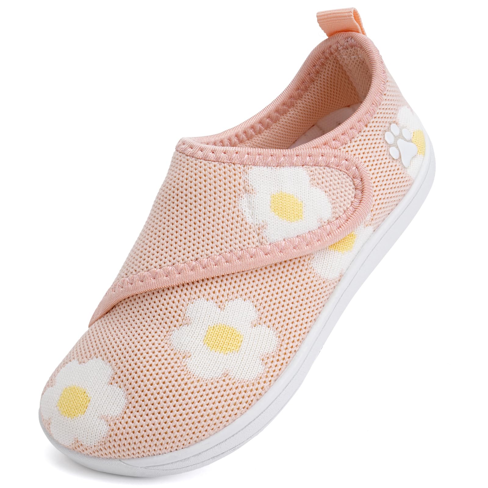 IceUnicorn Baby Barfußschuhe Lauflernschuhe Breite Kleinkind Jungen Mädchen Hausschuhe Kinder Barfussschuhe Sneaker Babyschuhe Anti Rutsch(Pink, 26EU Weit)