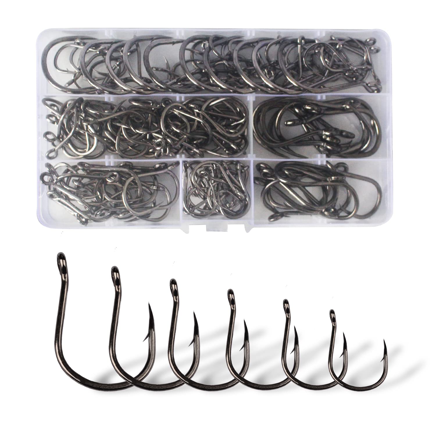 Dingbear 150Pcs Tiger Fish Hook Fishing Hooks