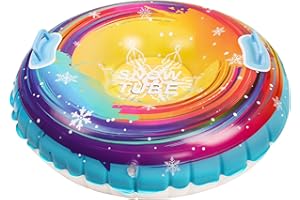 VORTEXAIN Snow Accessories for Family Inflatable Kids and Adult, Handles Winter Sports for Outdoor