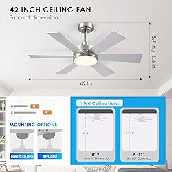 42 inch Ceiling Fans with Lights, Ceiling Fan with
