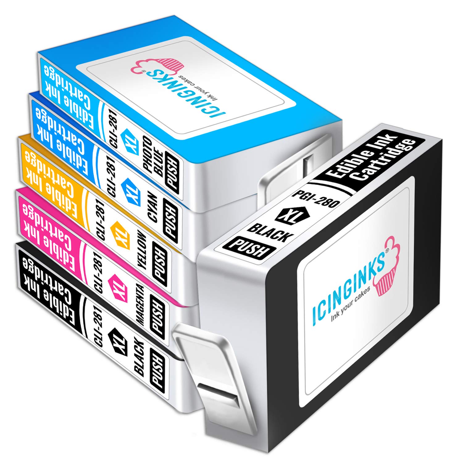 Icinginks Cake Printer Art Package includes Cake Printer, Cake