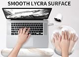 Giecy Keyboard Mouse Wrist Rest Set White Marble Ergonomic Gel Pad view 3