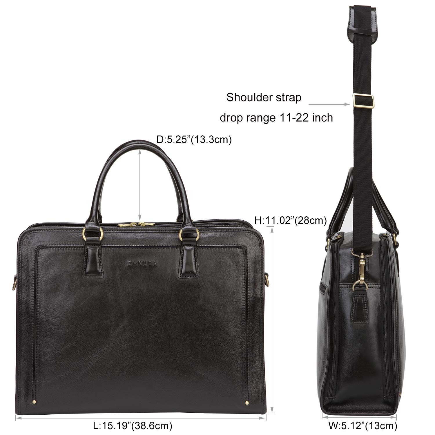 Banuce-Full-Grains-Italian-Leather-Briefcase-for-Women-Handbags-Business-Bag-Attache-Case-Ladies-Messenger-Satchel-Purse-Black