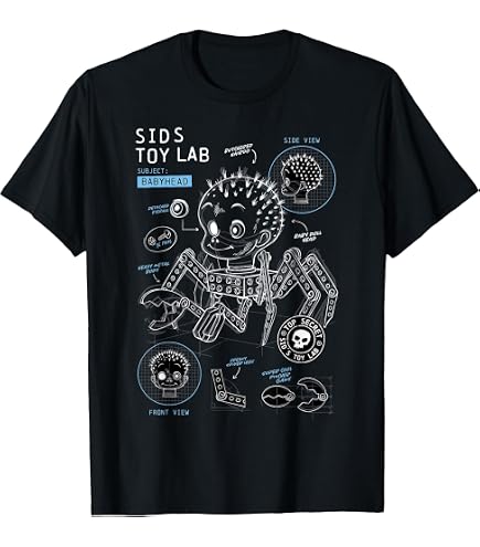 Amazon.com: Disney Pixar Toy Story Sid Mutant Toys Grunge T-Shirt