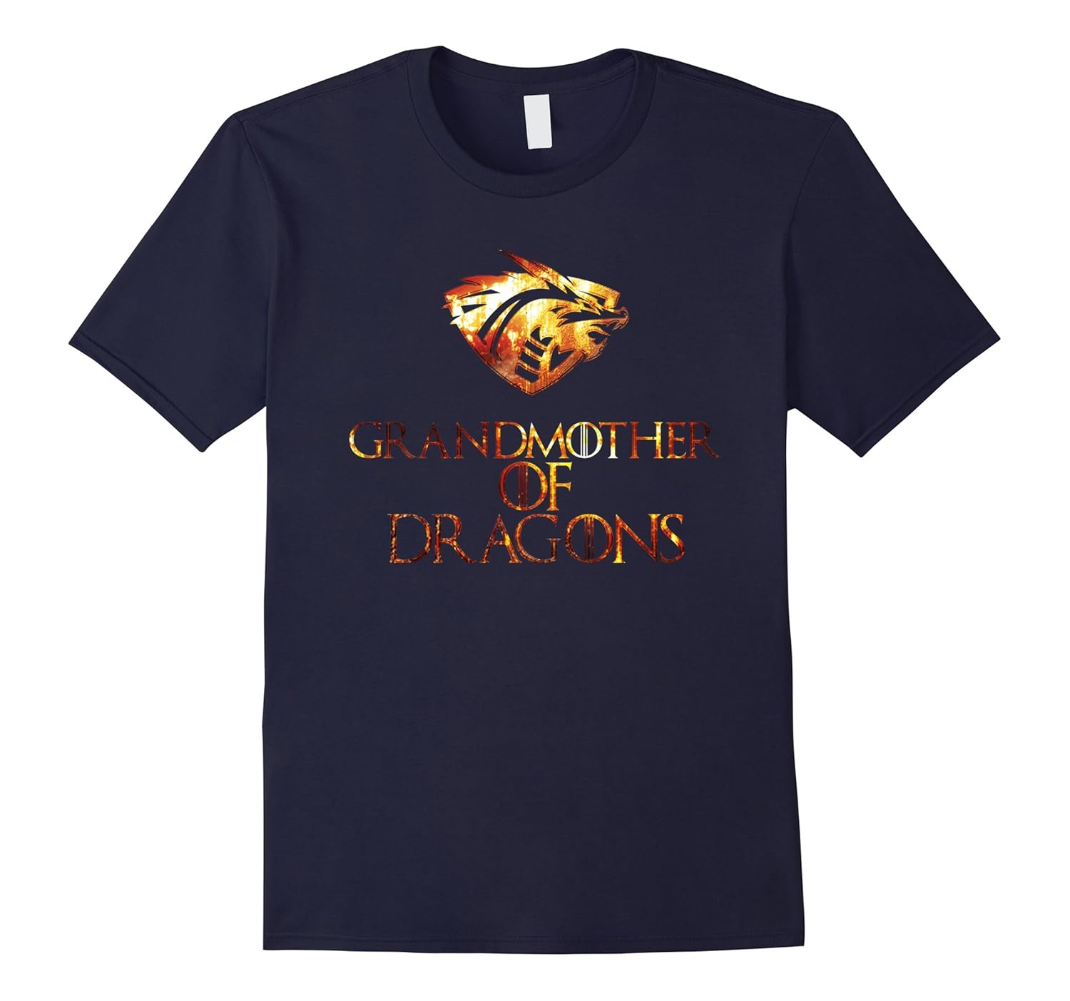 Grandmother Of Dragons T-Shirt Cool Middle Ages Burned Tee-ANZ