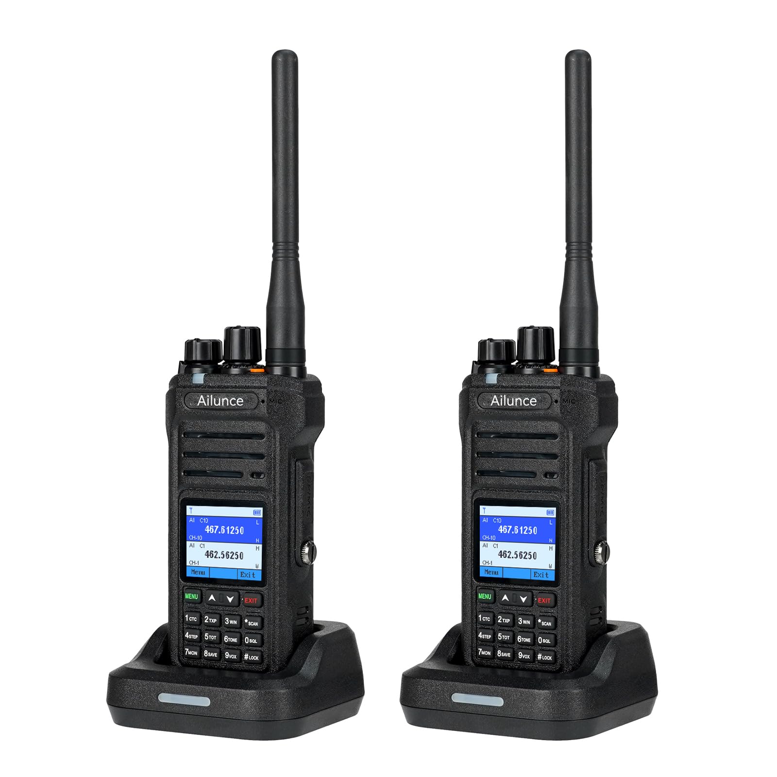 Photo 1 of Retevis Ailunce HA1G GMRS Radio, IP67 Waterproof Rugged Two Way Radio, NOAA, 2800mAh USB-C Rechargeable, Repeater Capable, SOS, Long Range Walkie Talkies for Outdoor, Hurricanes, Emergencies(2 Pack)