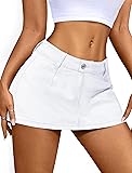 IWD Denim Mini Skirt for Women Low Waisted Jean