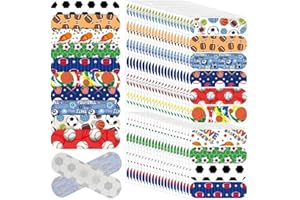 50pcs/Set Football Pattern Band Aid Fans Face Stickers Tape Wound Plasters Waterproof Adhesive Bandages for Ball Game