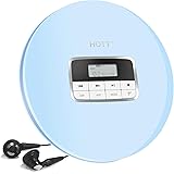 Portable CD Player, HOTT CD511 Personal CD Player with Headphone, Anti-Skip/Shockproof Protection Compact CD Music Disc Walkman Player with LCD Display for Adults Students Kids (Blue)