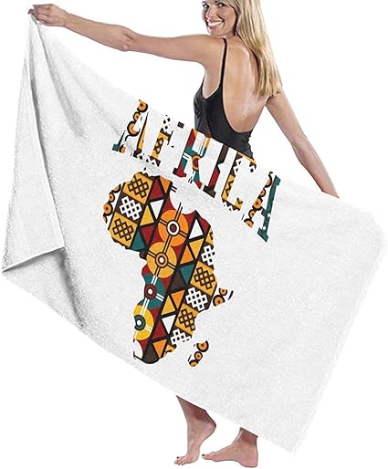 Amazon Co Jp ビーチタオル バスタオル アフリカ 旅行用タオル ビーチブランケット 速乾タオル ビーチマット コンパクト ヘアタオル スポーツタオル スイムタオル ソフトタオル コンパクト 持ち運びやすい 吸水 柔らかい ホーム キッチン