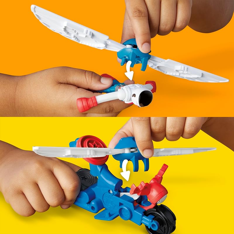 Marvel Captain America Action-Bike Spielset