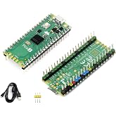 Pico 2 with Pre-Soldered Color-Coded Header Compatible with Raspberry Pi Pico 2 Microcontroller, Based on RP2350, Dual-Core ARM Cortex-M33 and Dual-Core Hazard3 RISC-V Processor 4MB Flash, 3 Items