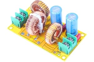 NOYITO DC LC Filter DC EMI Power Filter 0 to 50V 2A 4A 10A 20A Filtering Board (4A)