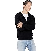 State Cashmere Men’s Full Zip Up Hoodie 100% Pure Cashmere Long Sleeve Fashion Sweatshirt with Pockets