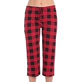 Just Love 100% Cotton Women Pajama Capri Pants Sleepwear