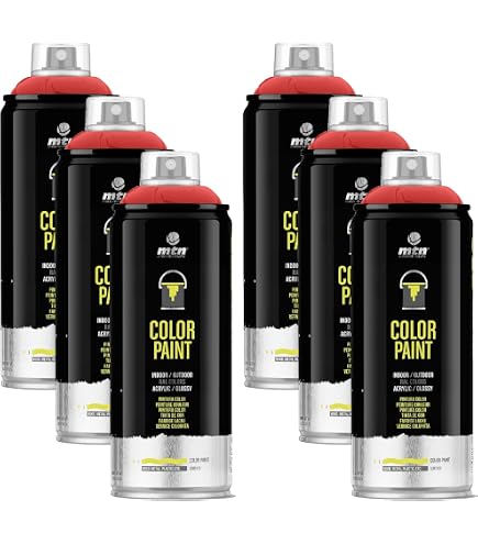Amazon.com: MTN Hardcore Spray Paint - RV3001 - Vivid Red : Tools