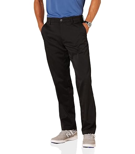 Men's Wrinkle-Resistant Dress Pants No-Iron Classic Fit Hidden
