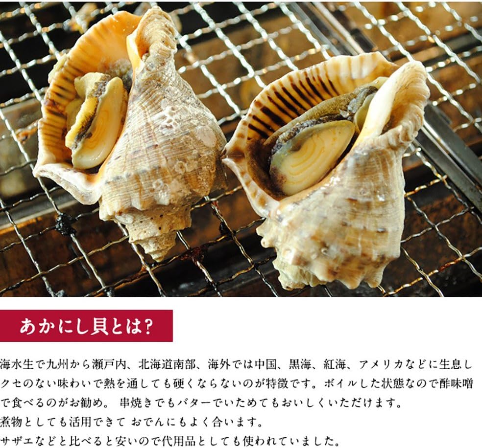 Amazon あかにし貝500ｇ 2パックど んと1ｋｇお徳用業務用 魚食生活 貝類 通販