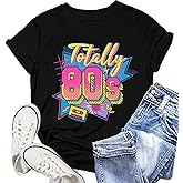 NEWKA 80s Shirt for Women: Retro Vintage 80s' Party Tshirt 80's Cassette Tape Tee Shirt