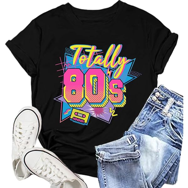 80's Shirt for Women Vintage 80s Music Graphic Tshirt 80's Party