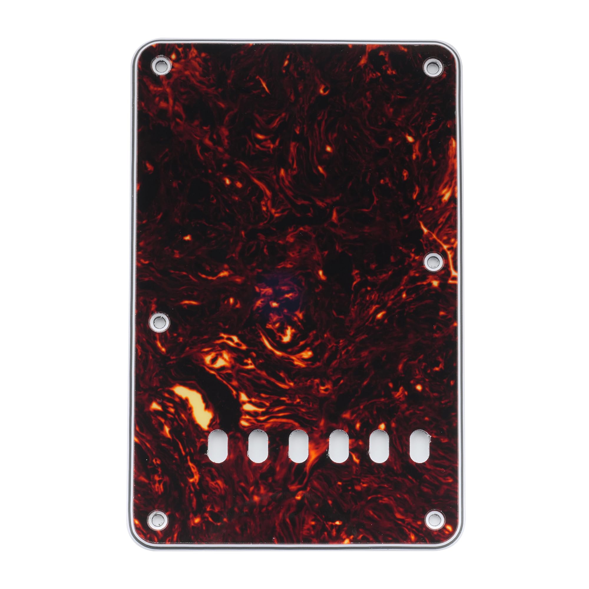 Musiclily Vintage Style Strat Tremolo Backplate for Fender USA/Mexican Made Standard Stratocaster Modern Style Guitar,4Ply Tortoise Shell โ image 1