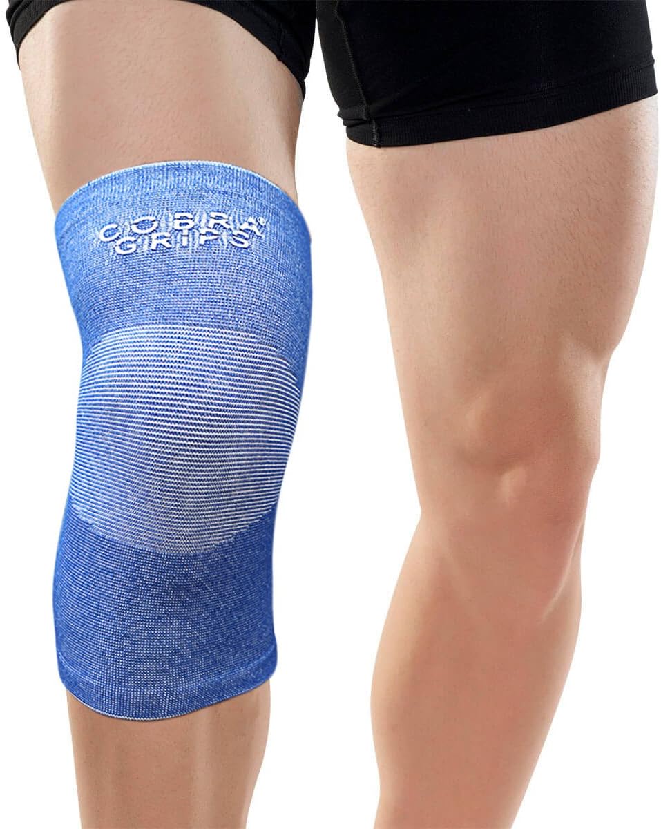 Bamboo Knee Support Sleeves (Pair) for Joint Pain and Arthritis Relief