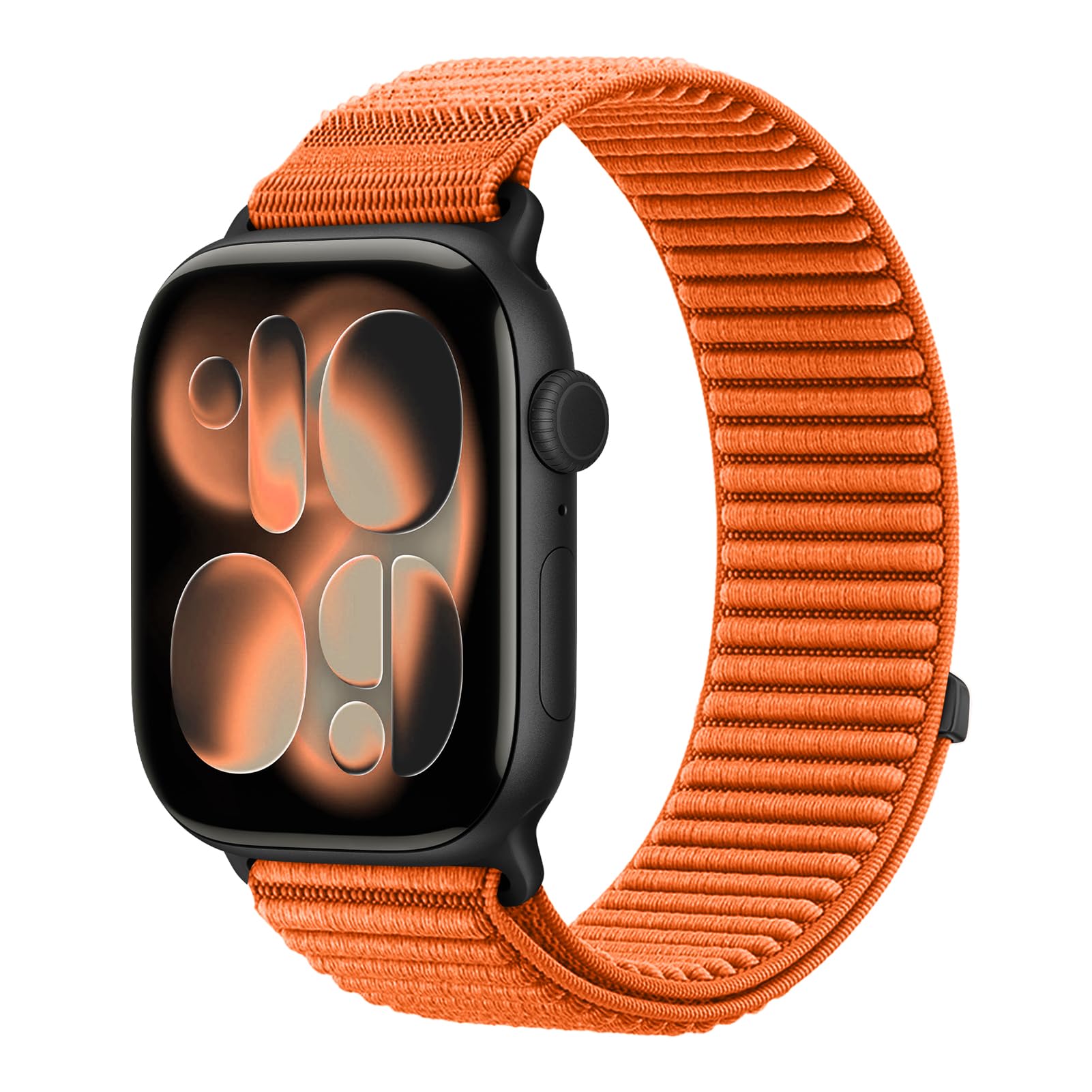 Nylon Loop Sport Band Compatible with Apple Watch Band 44mm 45mm 46mm 49mm 42mm 40mm 41mm 38mm Men Women,Stretchy Trail Strap Elastic Fabric Wristband for iWatch Series 11 10 9 8 7 6 5 4 SE Ultra/3