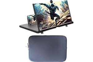 MAXMI 12" Screen Magnifier for Smartphone + Storage cass | Premium Phone Screen Magnifier, HD 3D Magnifying Projector with Screen Amplifier, Ideal for Watching Movies and Videos (12 INCHES)