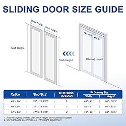 48 x 80 inch Sliding Closet Door for