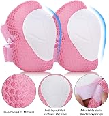 ValueTalks Kids Bike Helmet and Pads Set 7pc Adjustable Black view 5