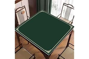 Icegrey Table Cover for Mahjong, Anti-Slip Mahjong Table Mat, Roll-up Gaming Mat for Mah Jongg, Card, Board & Tile Games, Style 15