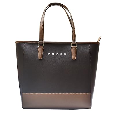 Cross ANDORRA Womens Tote Bags (BROWN/TAUPE)