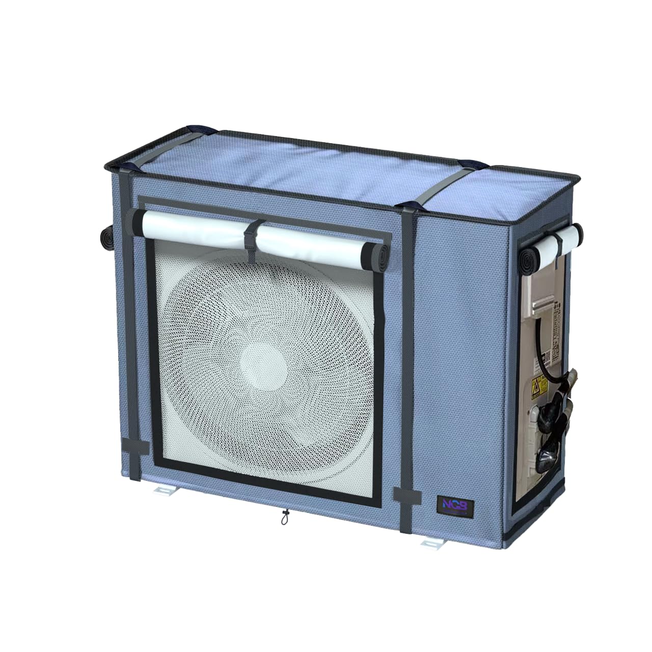 Photo 1 of NGB Mini Split Cover, Outdoor Unit Cover for Air Conditioning Condensing HVAC, 29.1x 11.8x 21.7 Inches, Waterproof, Windproof, Snowproof, For All Seasons,Grey Color.