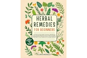 Herbal Remedies for Beginners: The Step-by-Step Guide to Growing, Identifying & Using Essential Medicinal Herbs for Natural Healing, Pain Relief, ... 100+ Recipes for Your Home Herbal Apothecary