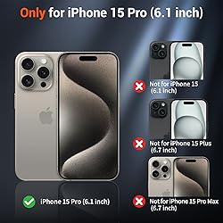SUPFINE Magnetic for iPhone 15 Pro Case
