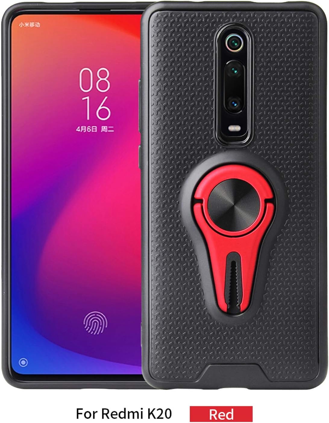 Misd Case for Xiaomi Redmi K20/K20 Pro/Mi 9T/9T Pro case, Military-Grade Textured case, Non-Slip, Excellent Touch (red)