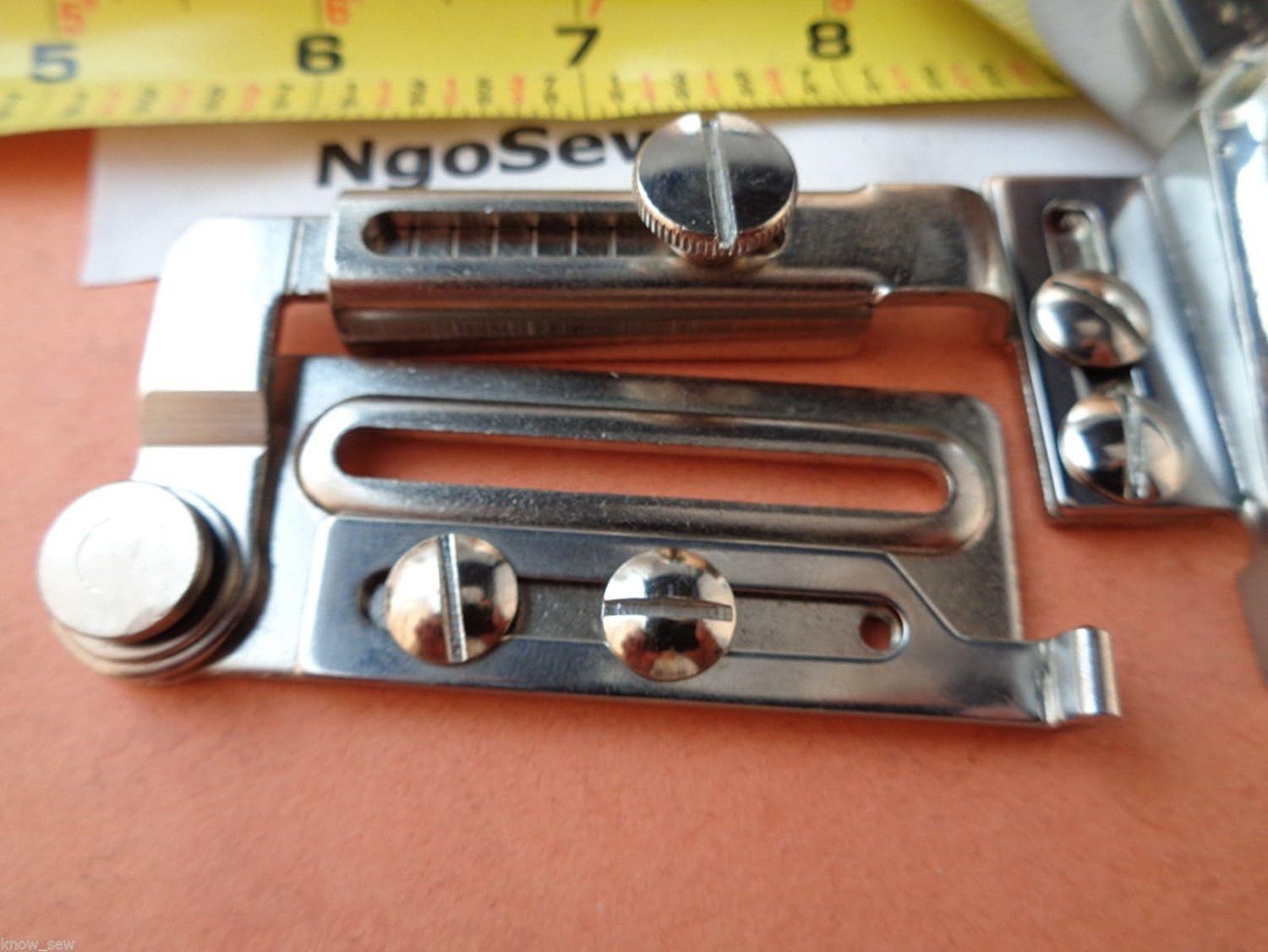 TOP Bottom Double FOLD BIAS Tape Binder Sewing Machine Attachment for Unfolded bias Tape fits