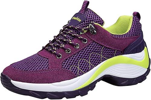KOUDYEN Atlético Zapatos Chicas Mesh Zapatillas de Deporte Fitness ...